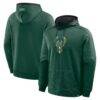 Milwaukee Bucks Fashion7 Pick & Roll Defender Pullover Hoodie - - Front View