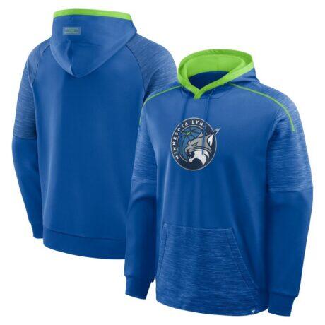 Minnesota Lynx Fashion7 Pick & Roll Defender Pullover Hoodie - Blue - Front View