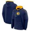 Indiana Pacers Fashion7 Pick & Roll Defender Pullover Hoodie - Navy - Front View