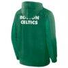 Boston Celtics Fanatics Back Door Cut Play Defender Full-Zip Hoodie - - Side View