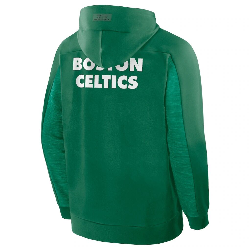 Boston Celtics Fanatics Back Door Cut Play Defender Full-Zip Hoodie – Kelly Green