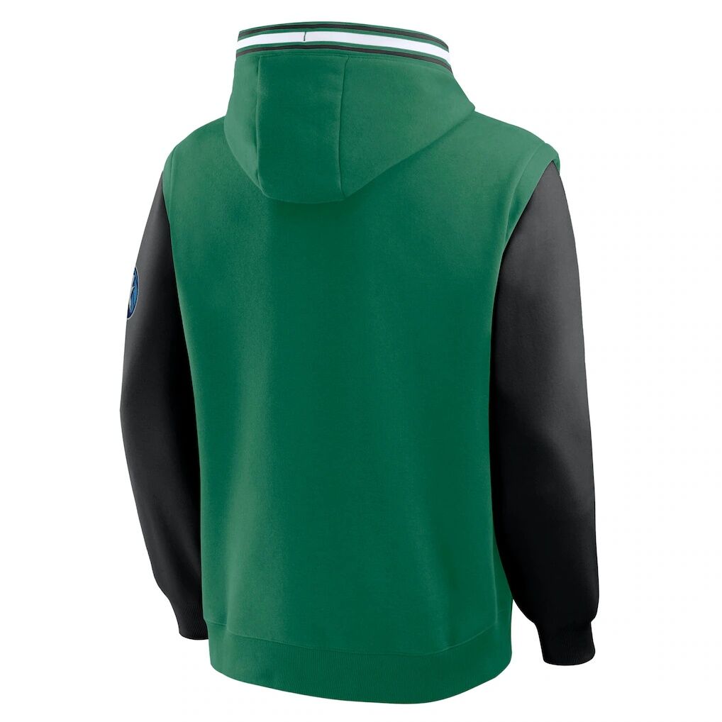 Boston Celtics Fanatics Half Court Shot Clock Fastbreak Hoodie – Kelly Green/Black