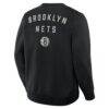 Brooklyn Nets Fashion7 Crossover Collection Defensive Rotation Drill Premium Pullover Sweatshirt - Black - Alt2