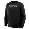 Indiana Pacers Fashion7 Crossover Collection Defensive Rotation Drill Premium Pullover Sweatshirt - Black - Side View