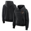 Cleveland Cavaliers Fanatics Women's Outlet Passes Pullover Hoodie - Black - Front View