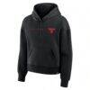 Chicago Bulls Fashion7 Women's Outlet Passes Pullover Hoodie - Black - Side View