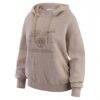 Los Angeles Sparks WEAR by Erin Andrews Women's Washed Pullover Crewdie - - Side View