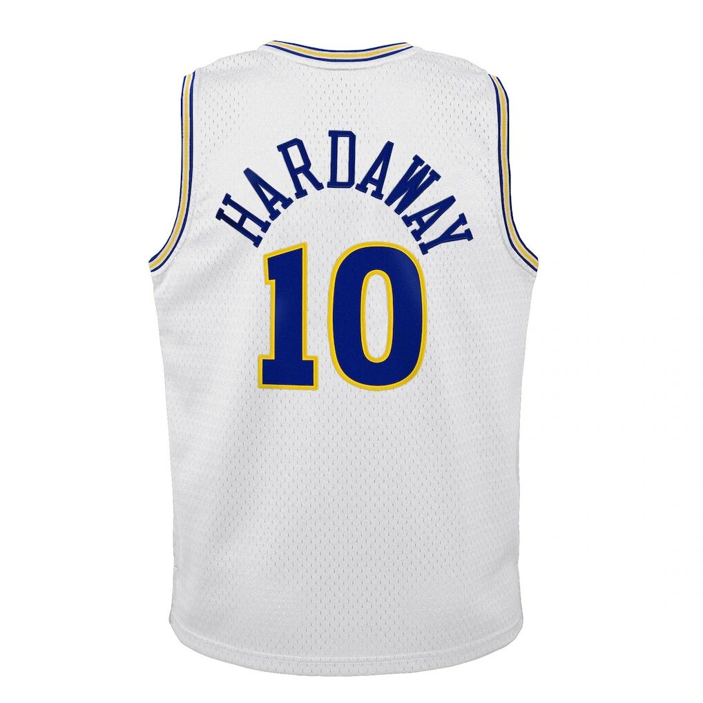Tim Hardaway Golden State Warriors Mitchell & Ness Youth 1990-91 Hardwood Classics Swingman Throwback Home Jersey