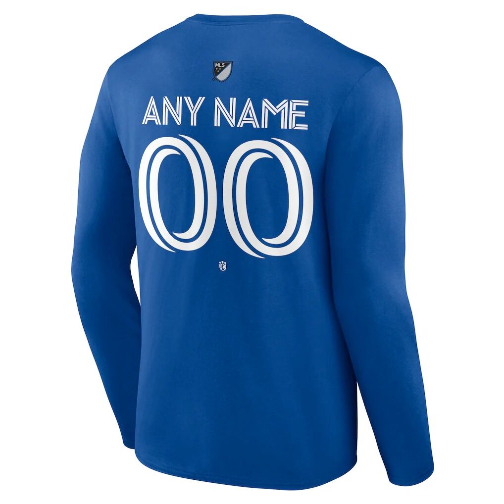 CF Montreal Custom Team Authentic Long Sleeve T-Shirt – Royal