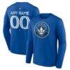 CF Montreal Custom Team Authentic Long Sleeve T-Shirt - - Front View