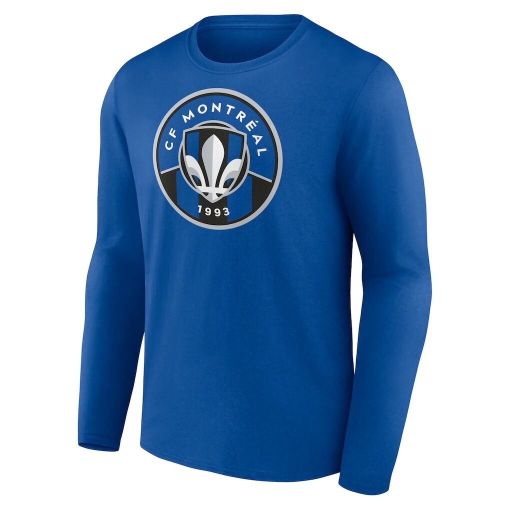 CF Montreal Custom Team Authentic Long Sleeve T-Shirt – Royal