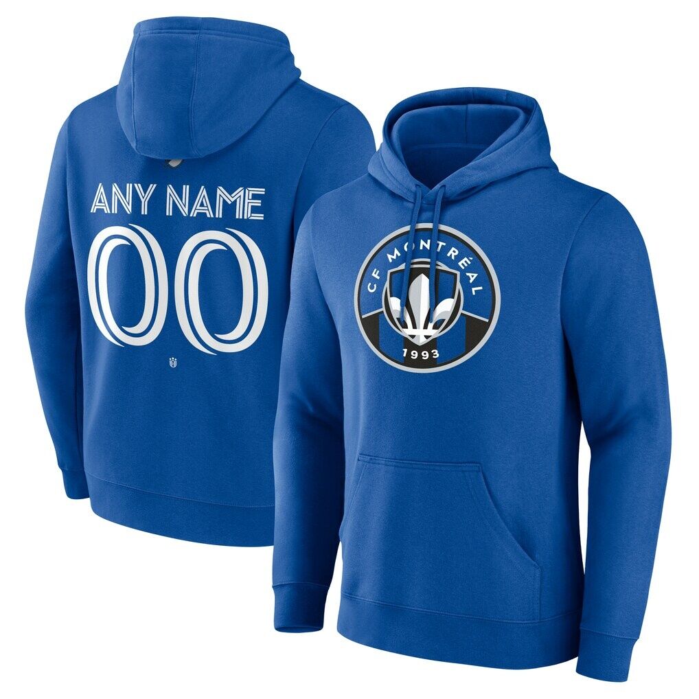 CF Montreal Custom Team Authentic Pullover Hoodie – Royal