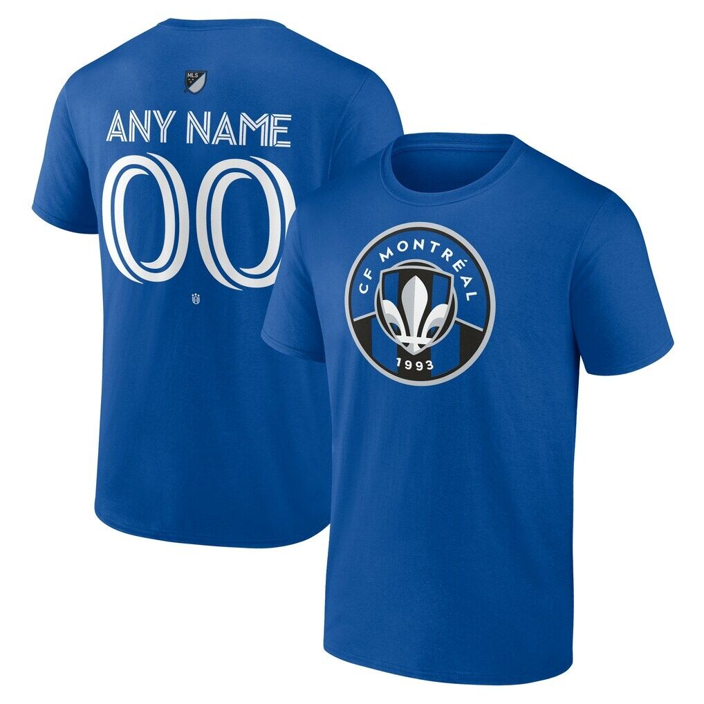 CF Montreal Custom Team Authentic T-Shirt – Royal