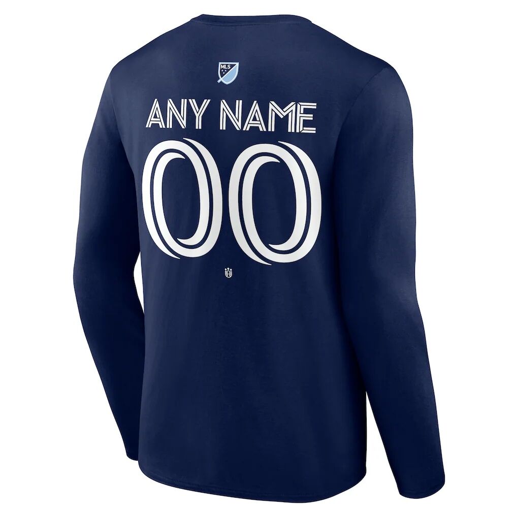 New York City FC Custom Team Authentic Long Sleeve T-Shirt