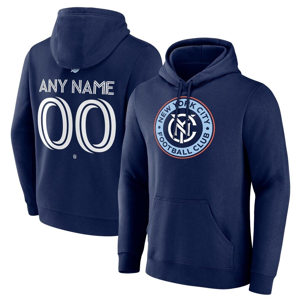 New York City FC Custom Team Authentic Pullover Hoodie