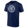 New York City FC Custom Team Authentic T-Shirt - Navy - Side View