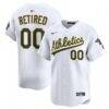 Athletics Nike Home Limited Pick-A-Player Retired Roster Jersey - White - Front View