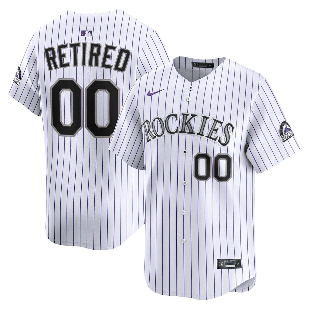 Colorado Rockies Nike Home Limited Pick-A-Player Retired Roster Jersey