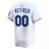 Kansas City Royals Nike Home Limited Pick-A-Player Retired Roster Jersey - White - Detail View