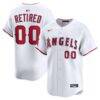 Los Angeles Angels Nike Home Limited Pick-A-Player Retired Roster Jersey - White - Front View