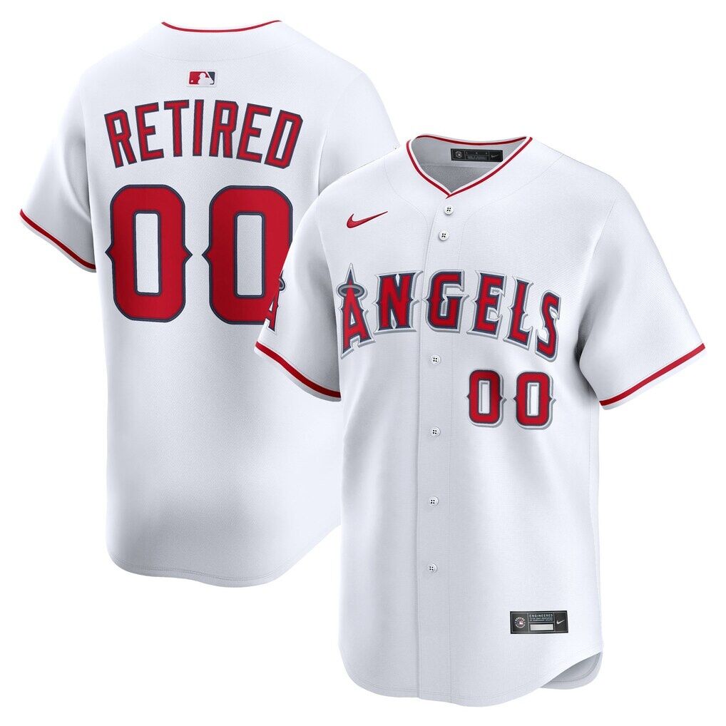 Los Angeles Angels Nike Home Limited Pick-A-Player Retired Roster Jersey