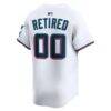 Miami Marlins Nike Home Limited Pick-A-Player Retired Roster Jersey - White - Detail View