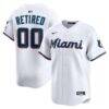 Miami Marlins Nike Home Limited Pick-A-Player Retired Roster Jersey - White - Front View