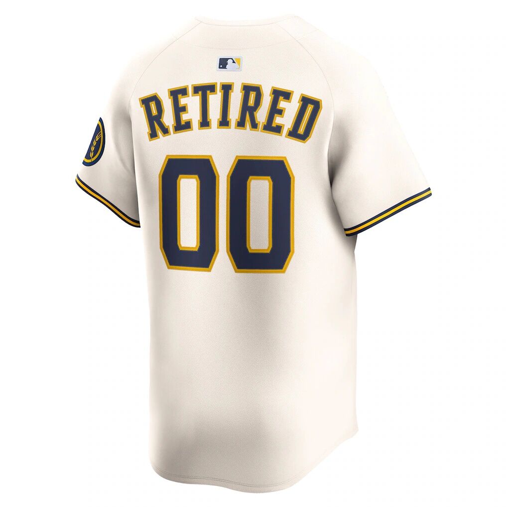 Milwaukee Brewers Nike Home Limited Pick-A-Player Retired Roster Jersey