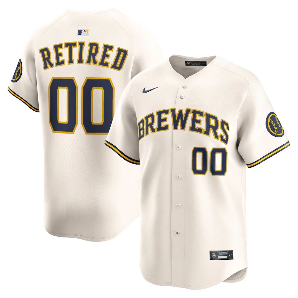 Milwaukee Brewers Nike Home Limited Pick-A-Player Retired Roster Jersey