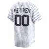 New York Yankees Nike Home Limited Pick-A-Player Retired Roster Jersey - White - Detail View