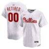 Philadelphia Phillies Nike Home Limited Pick-A-Player Retired Roster Jersey - White - Front View