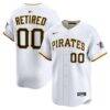Pittsburgh Pirates Nike Home Limited Pick-A-Player Retired Roster Jersey - White - Front View