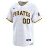 Pittsburgh Pirates Nike Home Limited Pick-A-Player Retired Roster Jersey - White - Side View