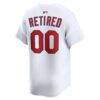 St. Louis Cardinals Nike Home Limited Pick-A-Player Retired Roster Jersey - White - Detail View