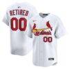 St. Louis Cardinals Nike Home Limited Pick-A-Player Retired Roster Jersey - White - Front View