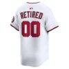 Washington Nationals Nike Home Limited Pick-A-Player Retired Roster Jersey - White - Detail View