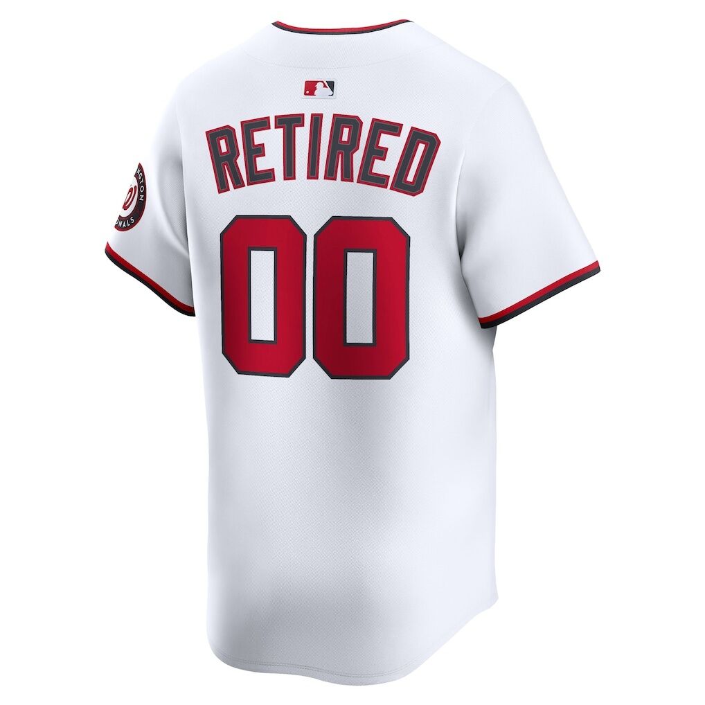 Washington Nationals Nike Home Limited Pick-A-Player Retired Roster Jersey