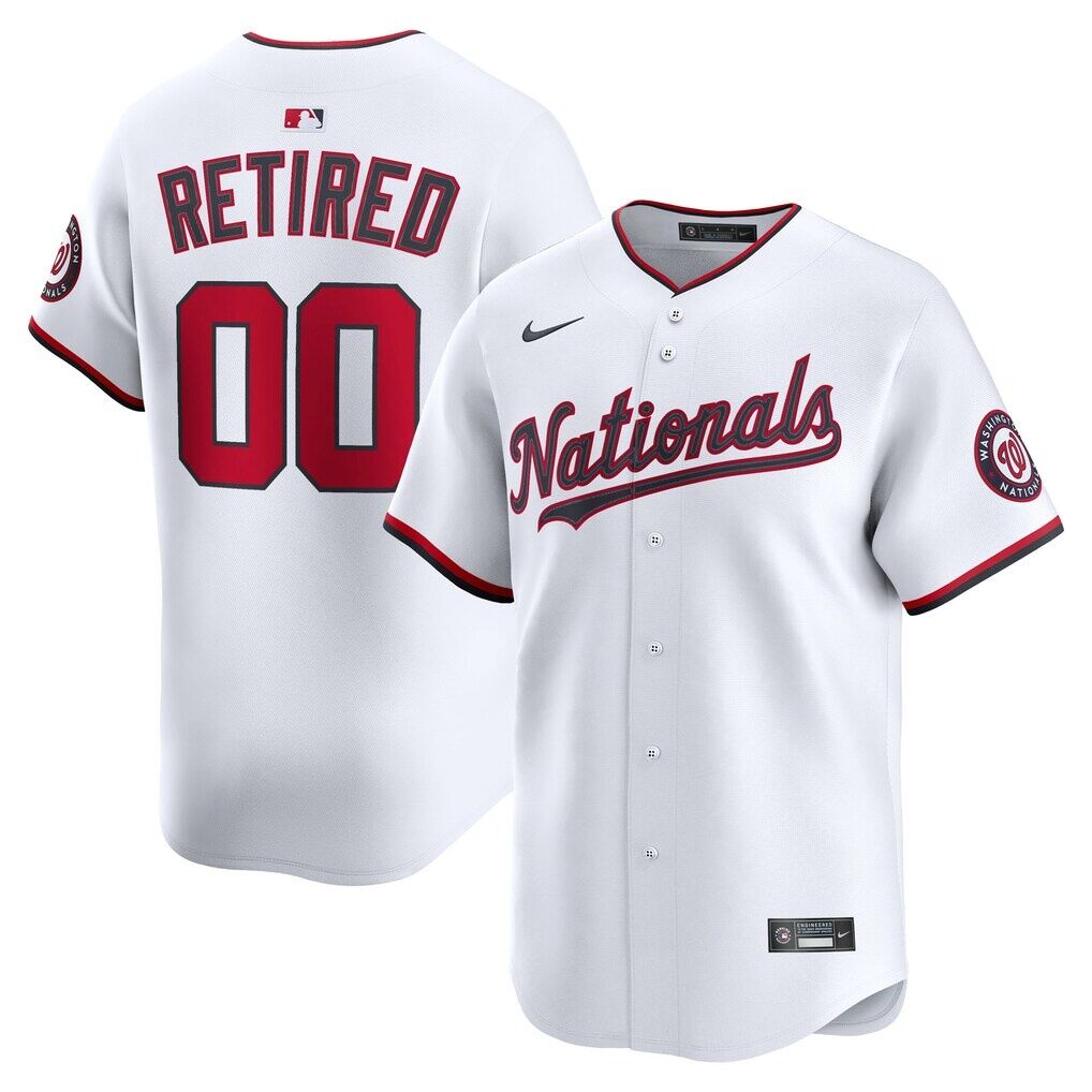 Washington Nationals Nike Home Limited Pick-A-Player Retired Roster Jersey