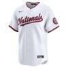 Washington Nationals Nike Home Limited Pick-A-Player Retired Roster Jersey - White - Side View