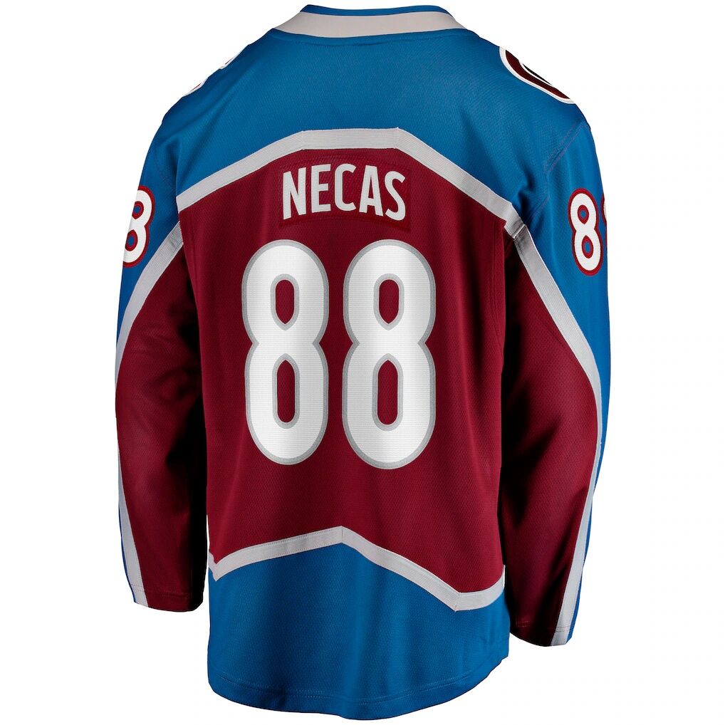 Martin Necas Colorado Avalanche Fashion7  Breakaway Player Jersey - Burgundy