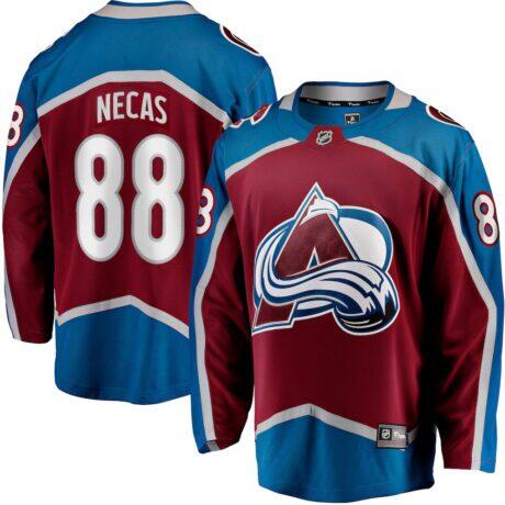 Martin Necas Colorado Avalanche Fashion7 Breakaway Player Jersey - - Front View