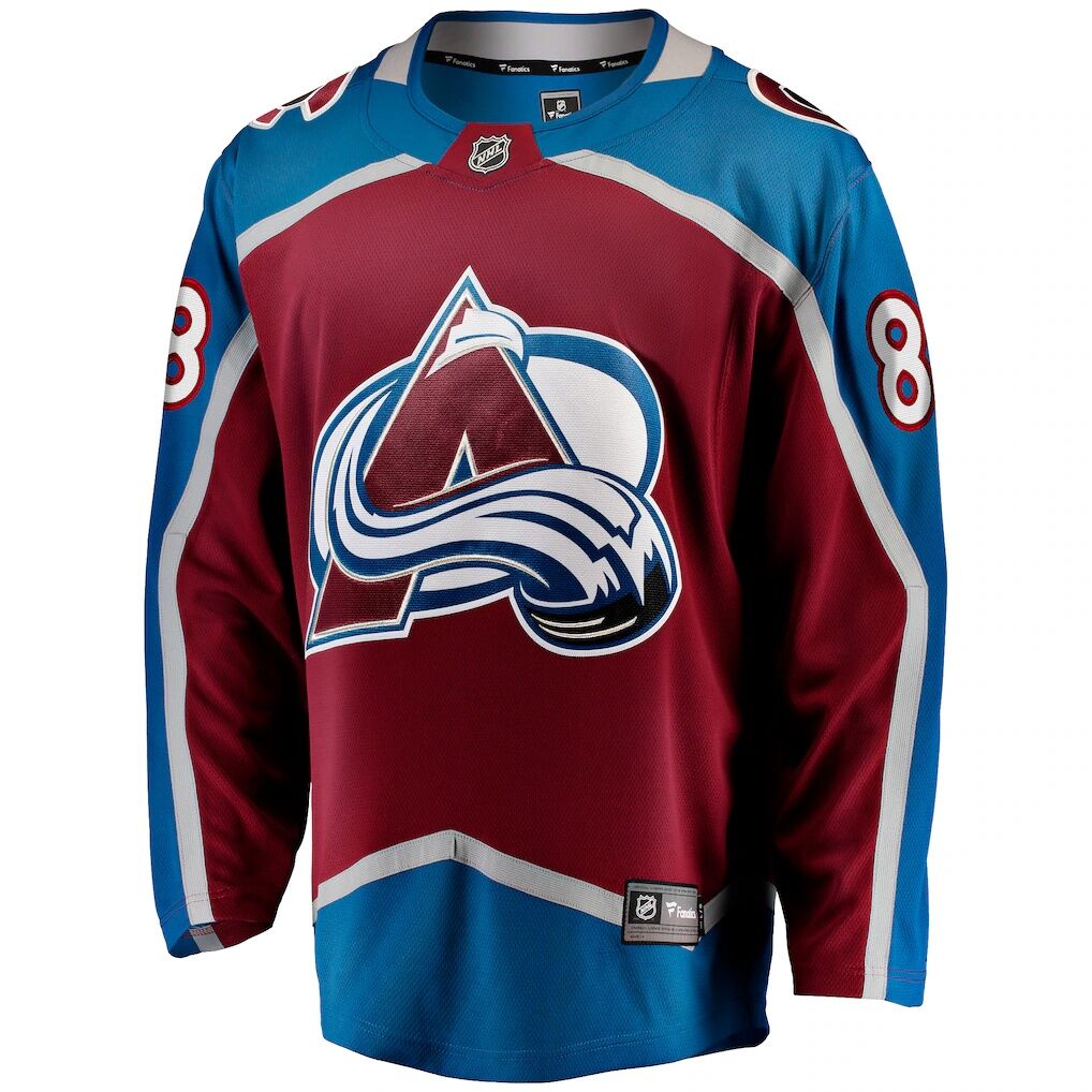 Martin Necas Colorado Avalanche Fashion7  Breakaway Player Jersey - Burgundy
