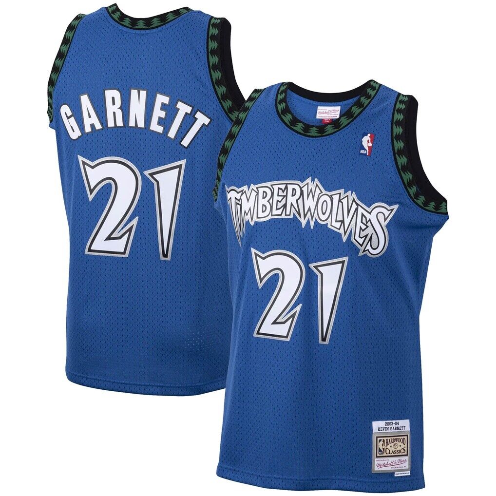 Kevin Garnett Minnesota Timberwolves Mitchell & Ness Big & Tall 2003/04 Hardwood Classics Swingman Jersey