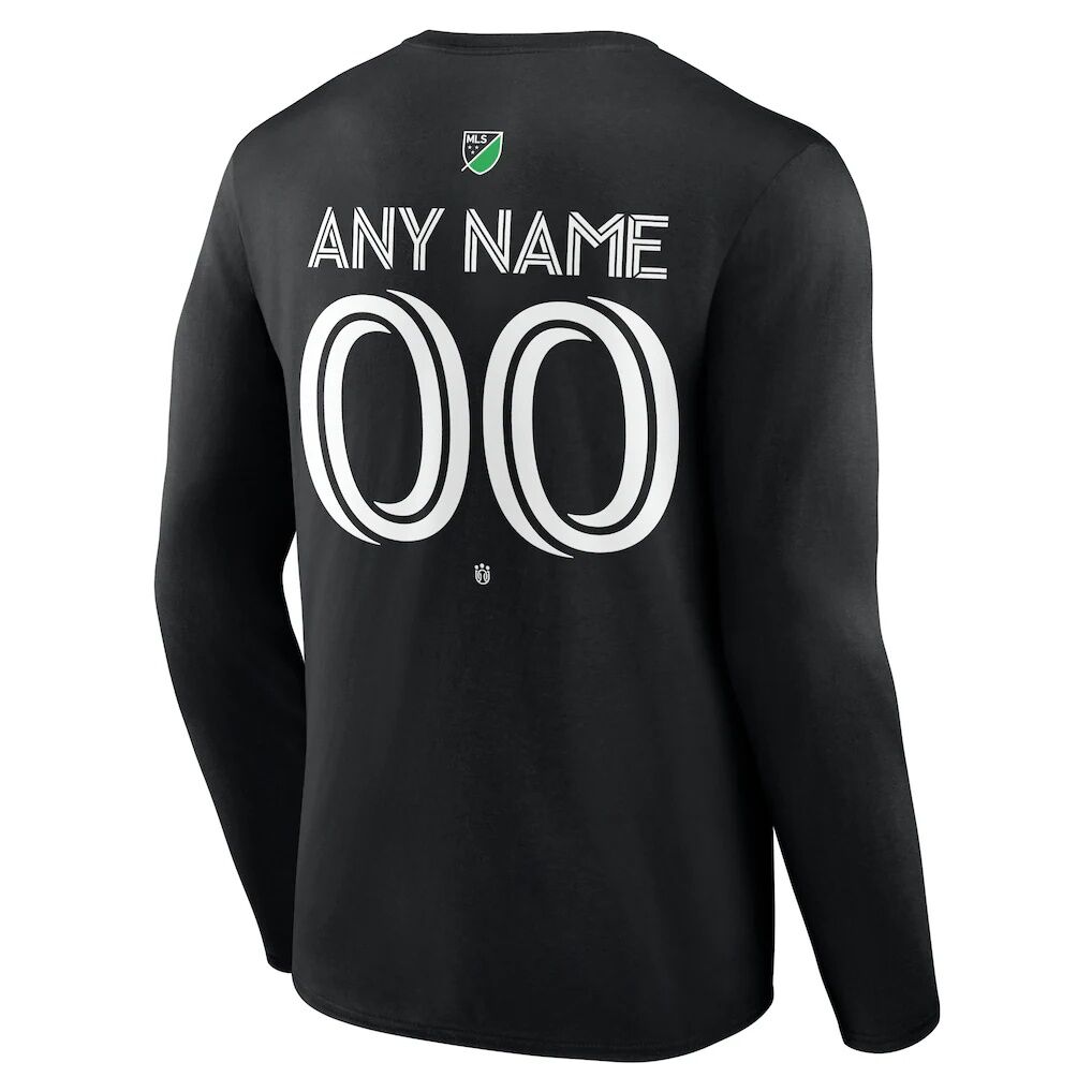 Austin FC Custom Team Authentic Long Sleeve T-Shirt