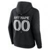 Austin FC Custom Team Authentic Pullover Hoodie - Black - Detail View