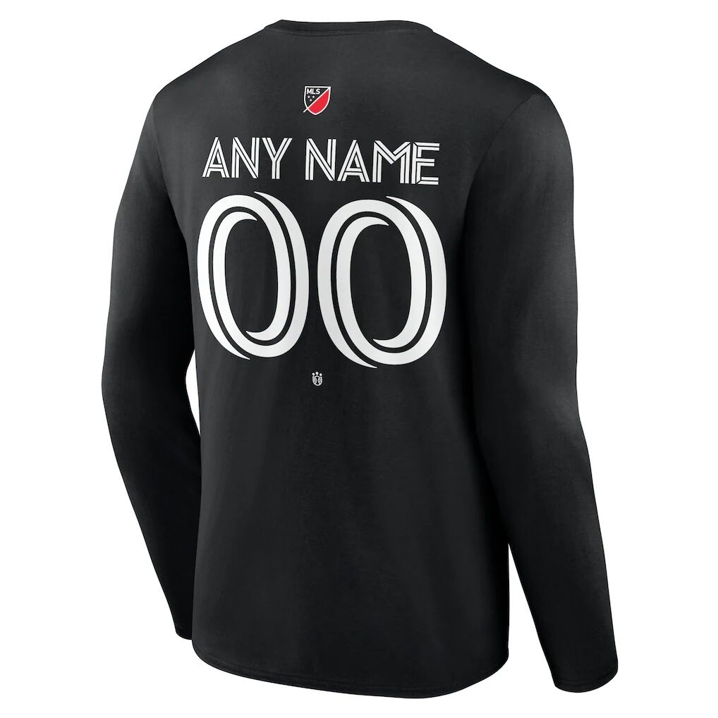 D.C. United Custom Team Authentic Long Sleeve T-Shirt