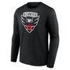D.C. United Custom Team Authentic Long Sleeve T-Shirt - Black - Side View