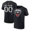 D.C. United Custom Team Authentic T-Shirt - Black - Front View