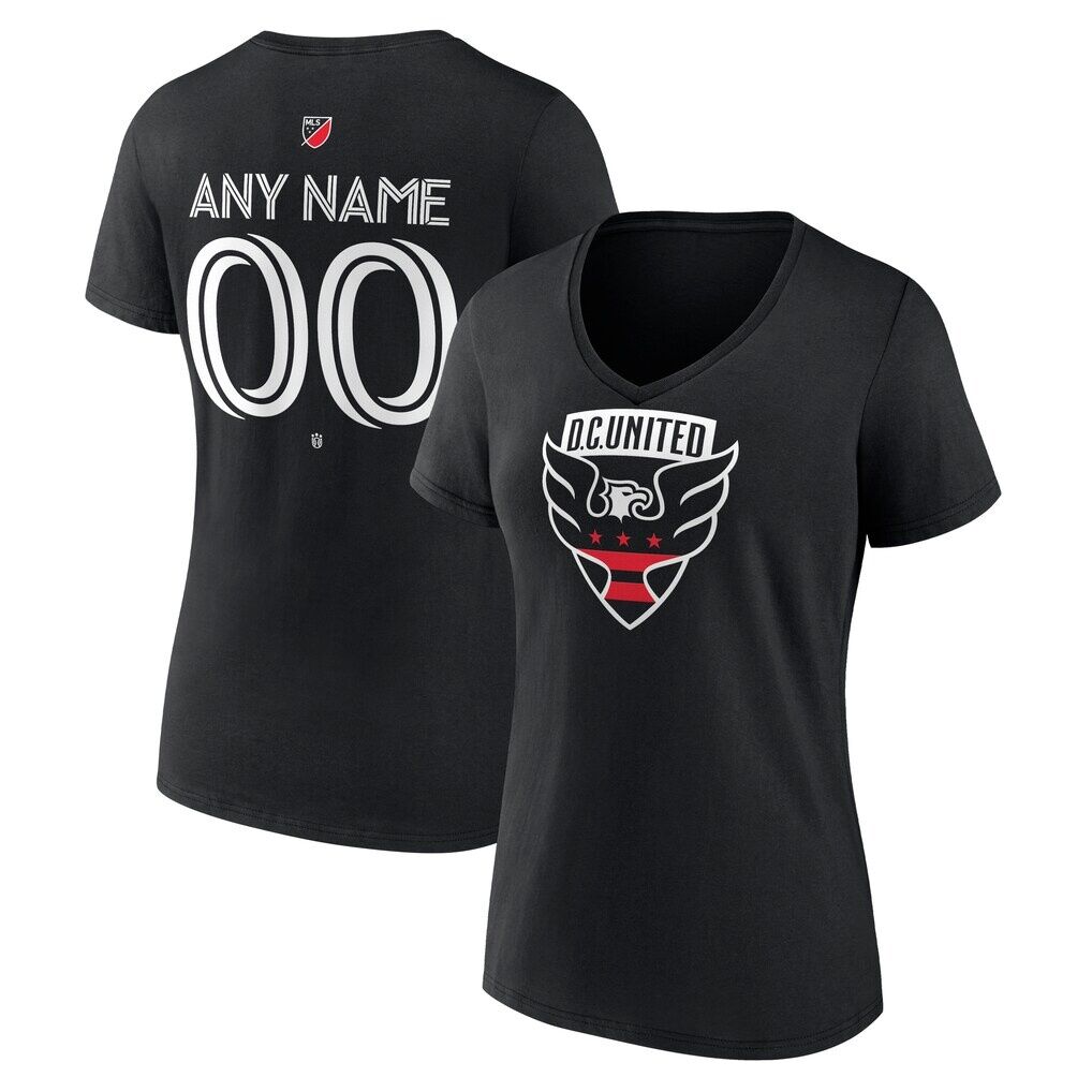 D.C. United Women's Custom Team Authentic V-Neck T-Shirt