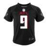 Michael Penix Jr. Atlanta Falcons Nike Preschool Team Game Jersey - Black - Side View